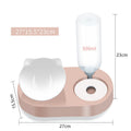 Two-in-One Pet Bowl Water Dispenser Automatic Water Storage Pet Dog Cat Food Bowl